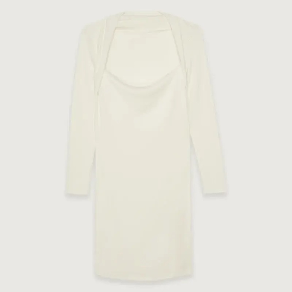Oak + Fort Square Neck Long Sleeve Mini Dress Small BNWT